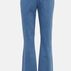 veronica beard ryleigh slim straight high rise jeans 29 blue